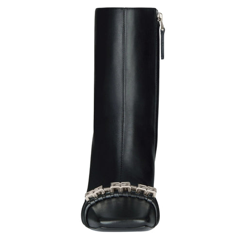 Givenchy G-Woven Design Black Ankle Boot Heels UK 3.5